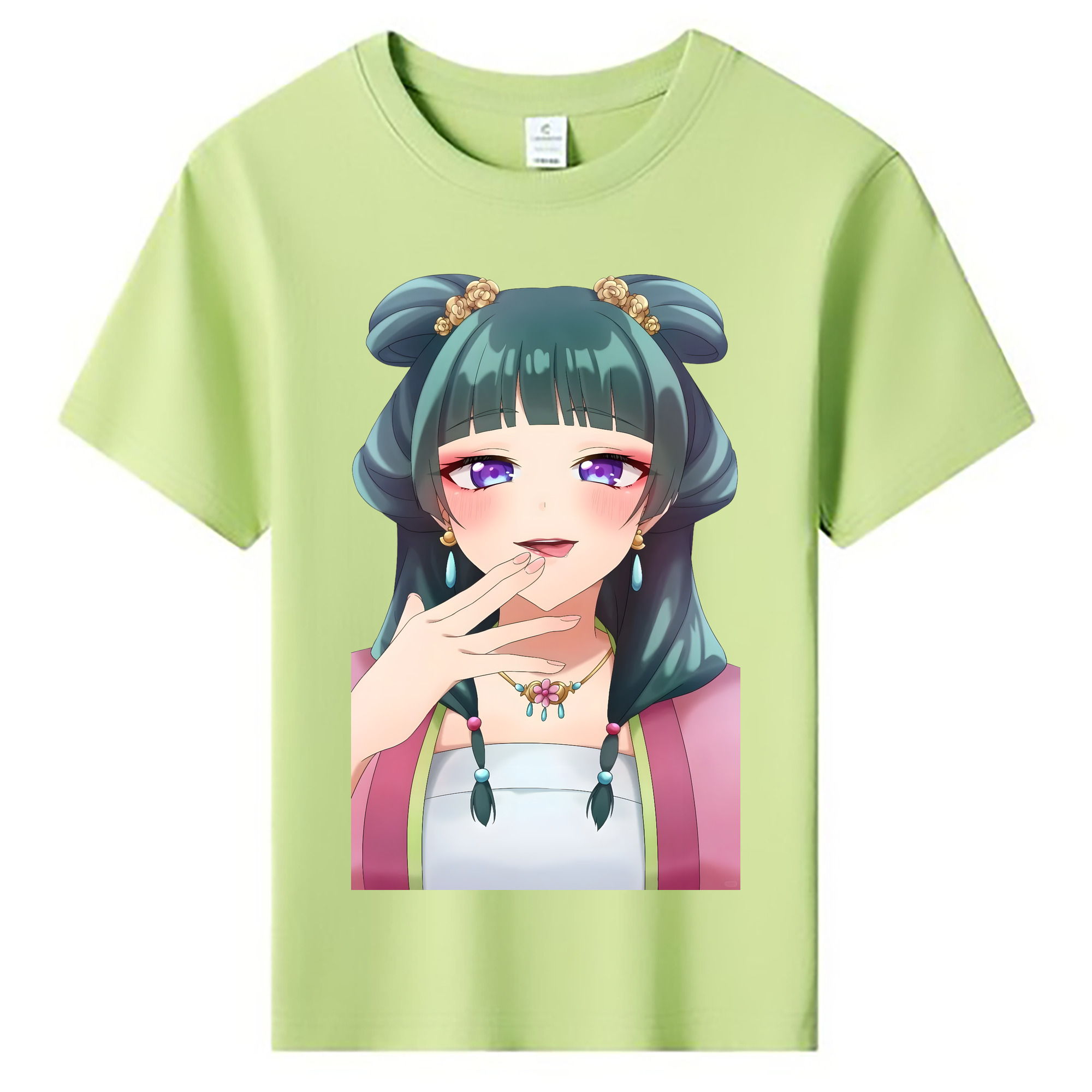 （画像用） 薬屋のひとりごと The Apothecary Diaries 綿100％キッズTシャツ（フロントプリント）